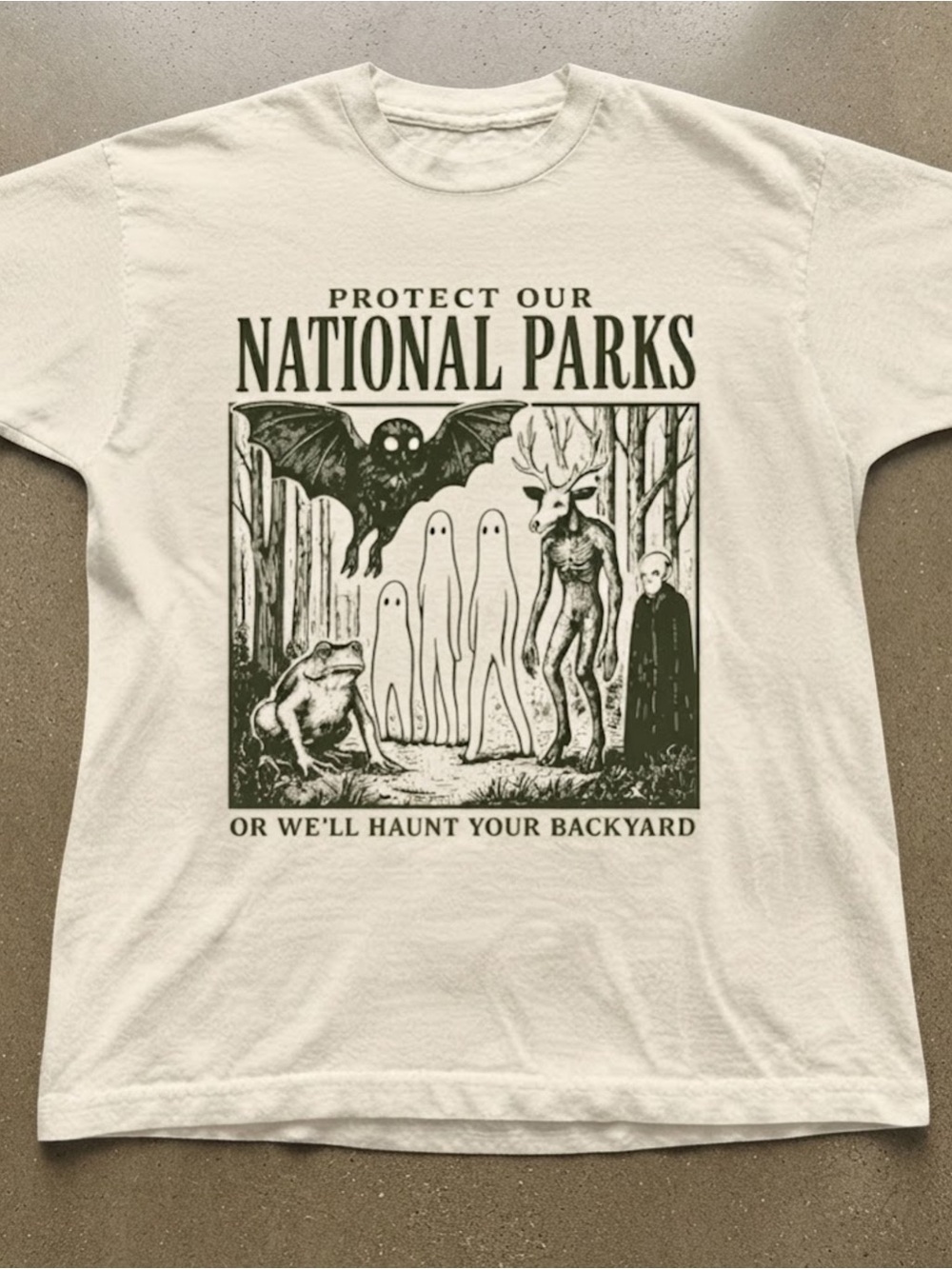 Protect Our National Parks Graphic Gildan Cotton T-shirt